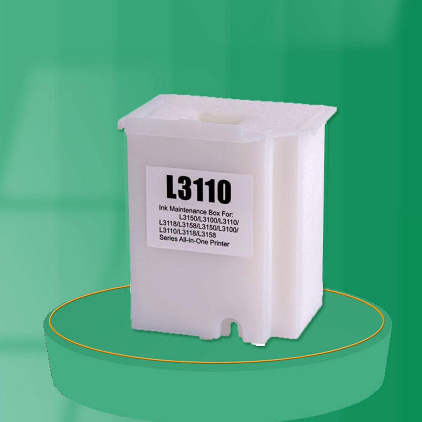 Paquete de Almohadillas de Depósito de Tinta Absorbente para Caja de Mantenimiento Epson Blanca