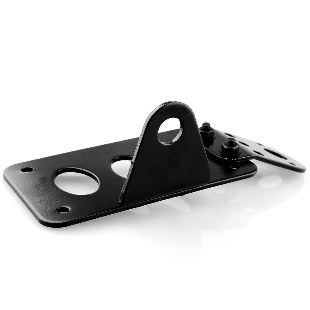 Soporte de Placa de Matrícula Tbest Hayabusa Negro Montaje Lateral para Motocicleta