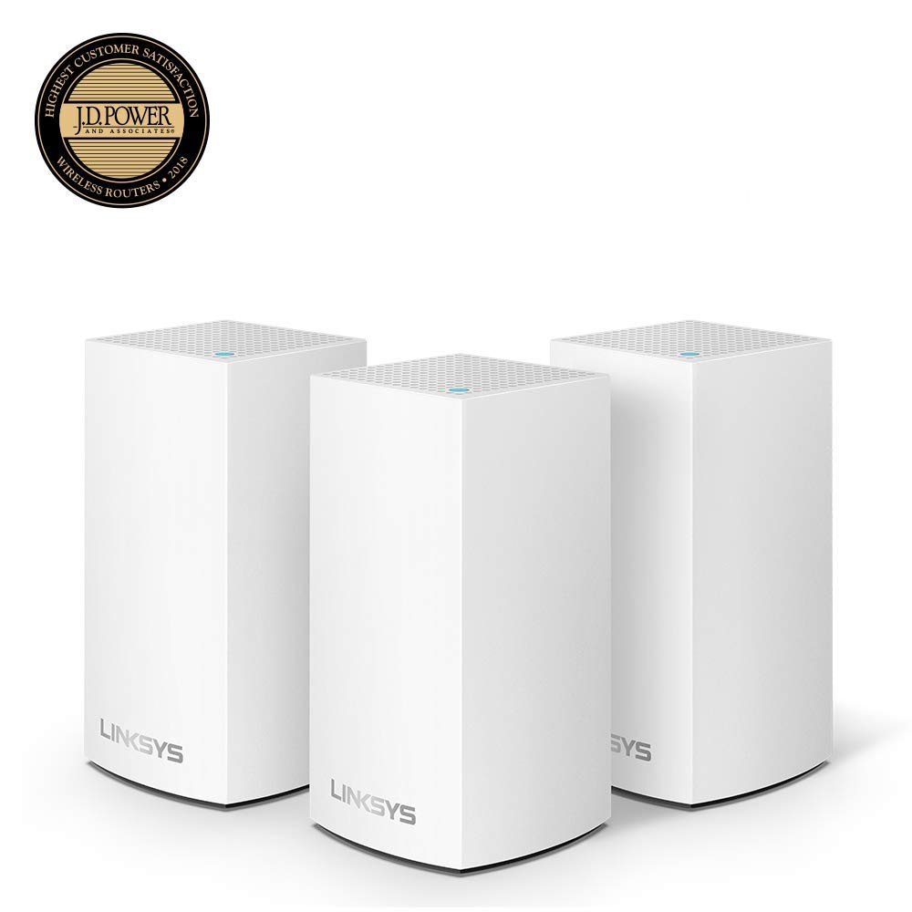 Linksys Router Velop - 2 Puertos - Gigabit - 2.4/5 GHz - Inteligente - Blanco