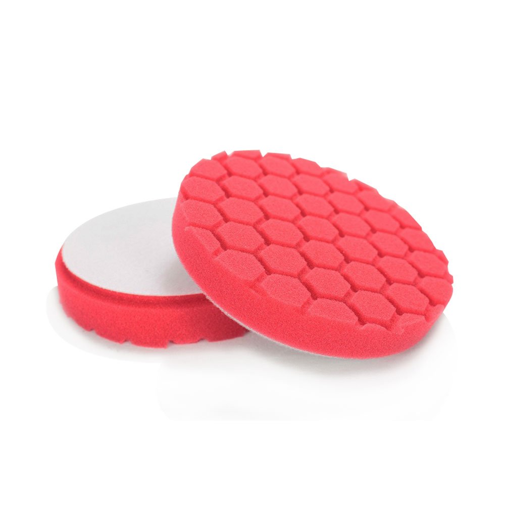 Chemical Guys Hex-Logic Pad, Almohadilla de Acabado Ultraligera, Rojo, 13.97 cm