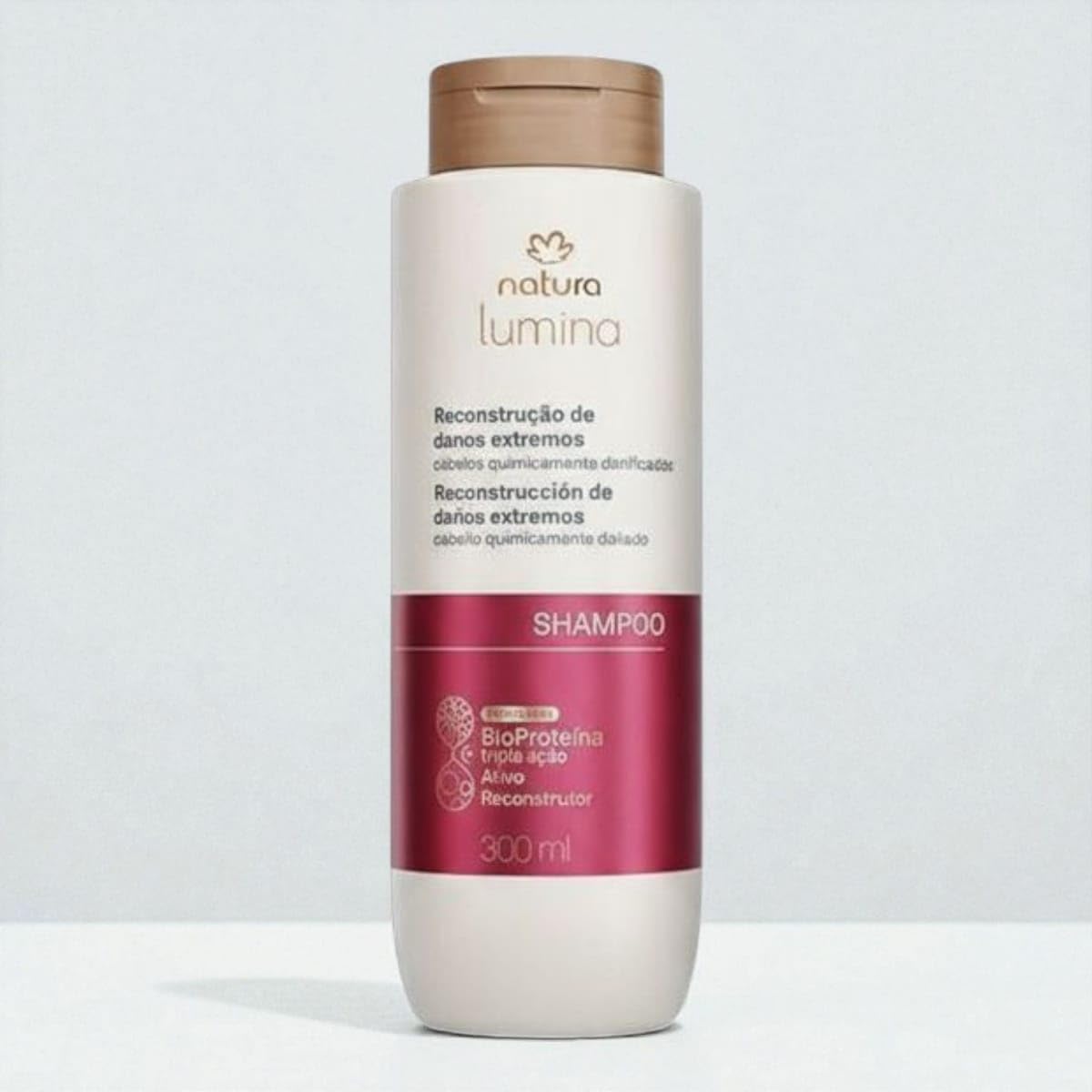 Shampoo Reestructurante Cabello Quimicamente Dañado 300ml Natura Lumina