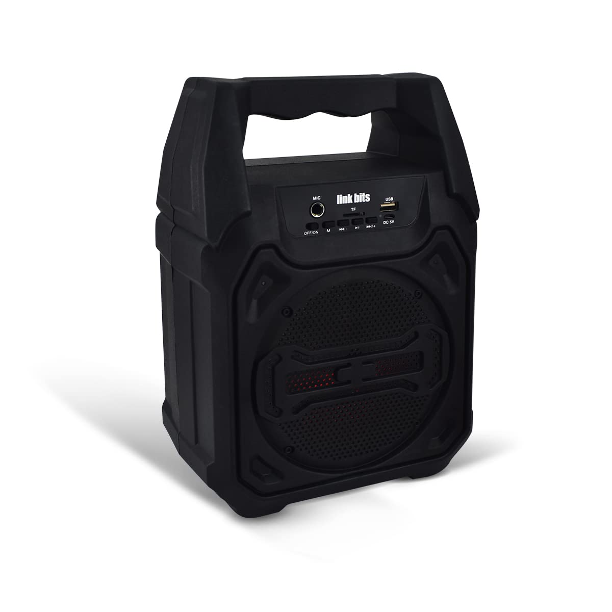 LINK BITS SA674T Bocina Bluetooth inalámbrica, TWS Bocinas Portátil,micrófono alámbrico y Sonido Estéreo,para iPhone Android.