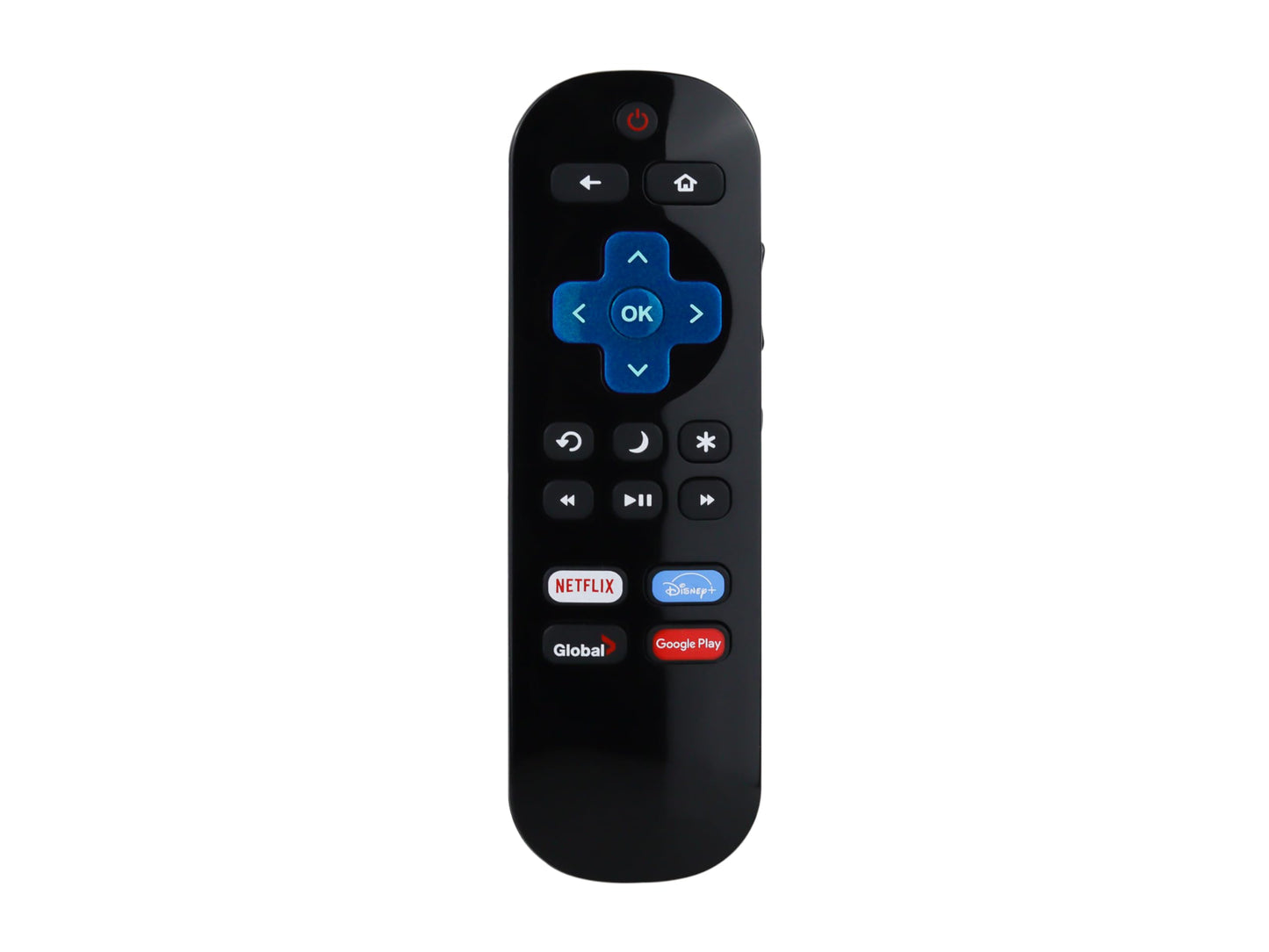 LIDERT Control Remoto Compatible con RCA Roku Smart TV Netflix Disney+ Google Play