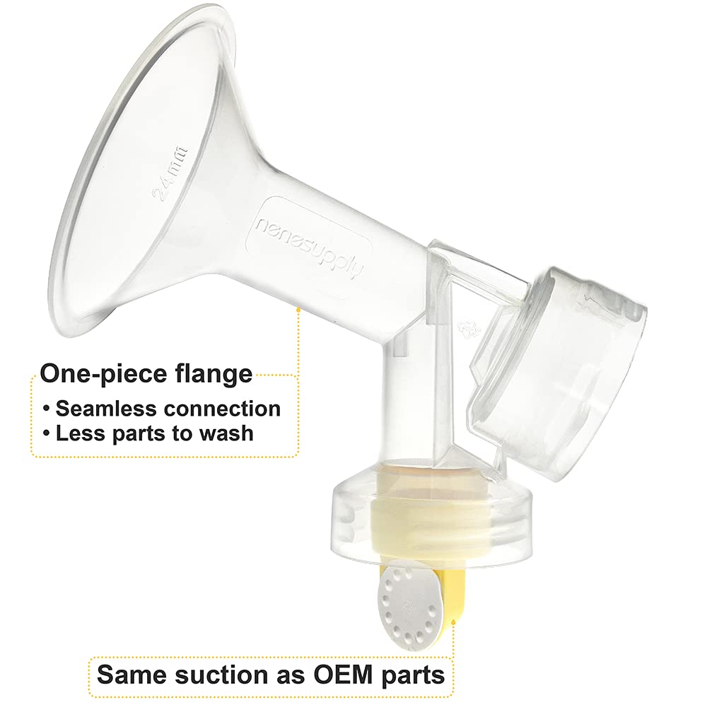 Piezas de Bomba Nenesupply 24 mm Compatibles con Extractor Medela Symphony Swing