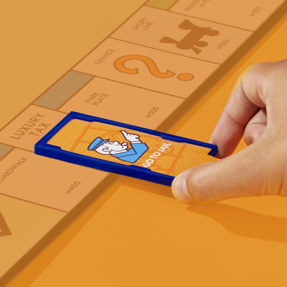 Hasbro Gaming Juego de Mesa Monopoly EXPANSIÓN Ve a la cárcel, Añade al clásico Juego Monopoly, Juegos Familiares, Edad 8+, 40 Minutos.
