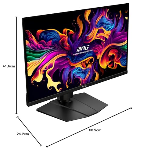 Monitor Gamer MSI MAG 271QPX Negro Panel QD-OLED Innovador