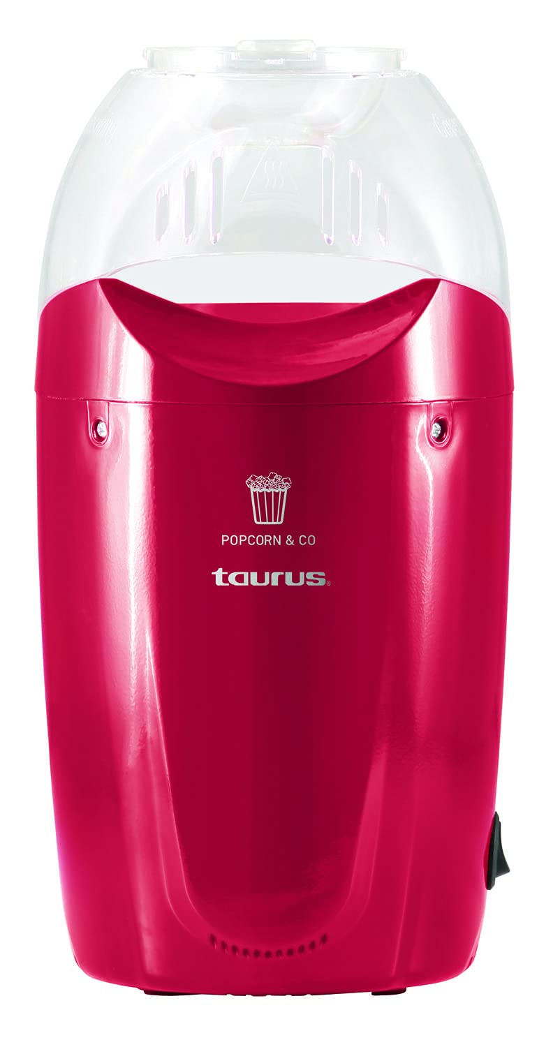 Máquina de Palomitas Taurus Pop N´Corn Blanco Saludable Sin Aceite
