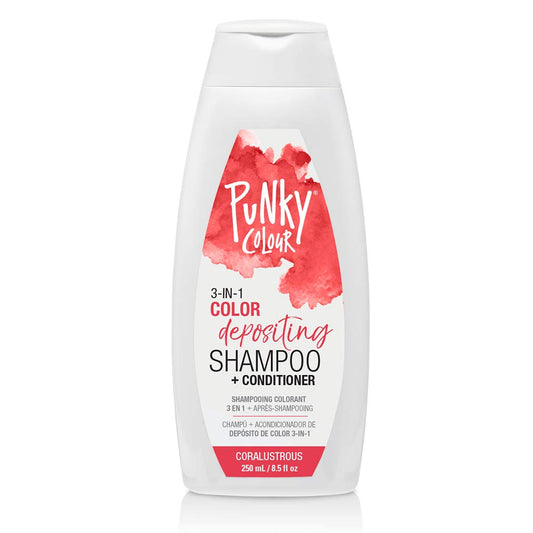 Shampoo y Acondicionador Punky Colour Coralustrous 3 en 1 250 Ml
