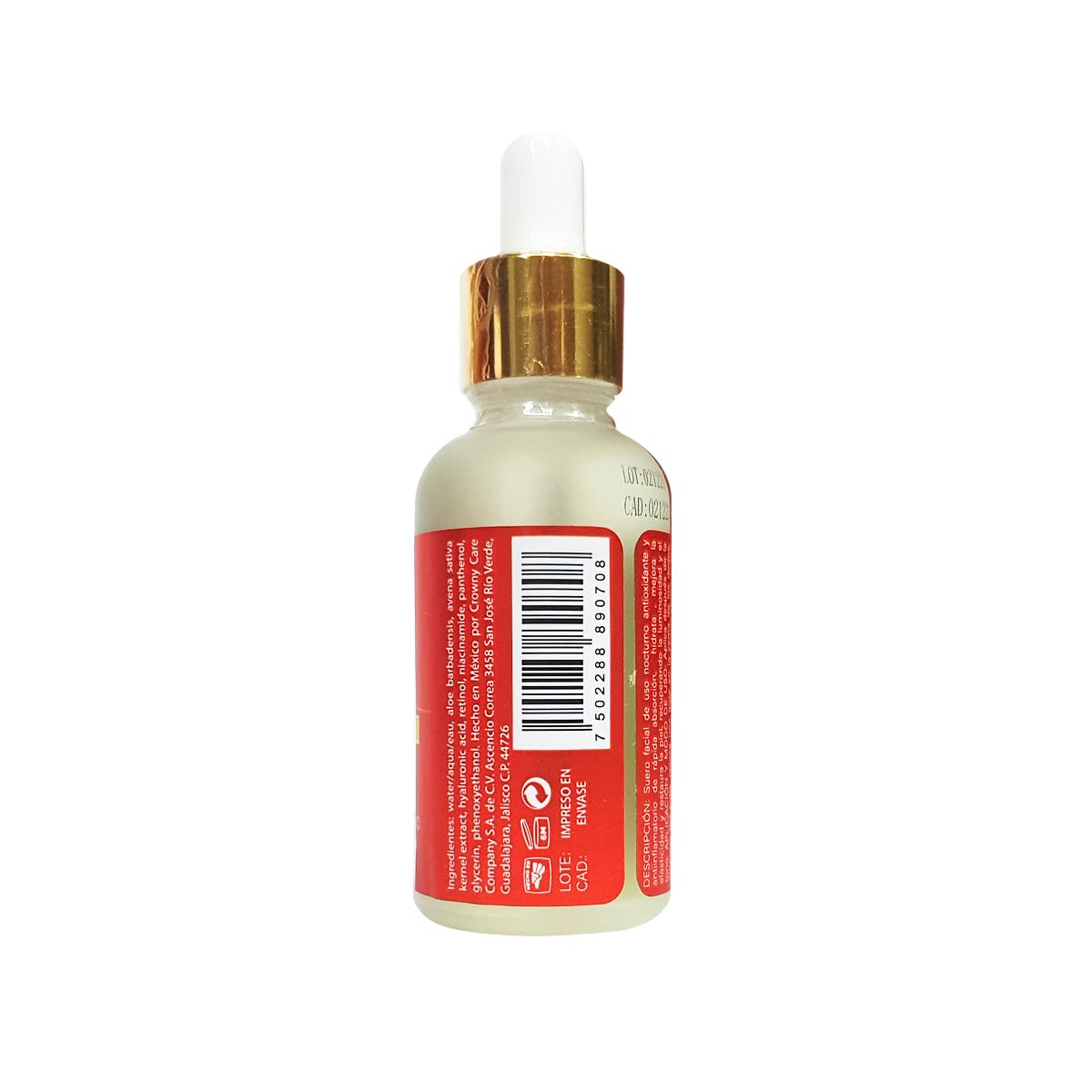 Serum Facial Retinol Y Acido Hialuronico Con Vitamina E Bena