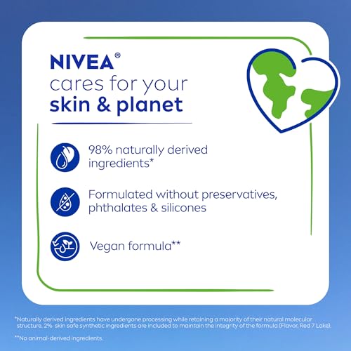 Bálsamo Labial NIVEA Cherry Tintado para Labios Hermosos y Suaves Pack 4 Pieza