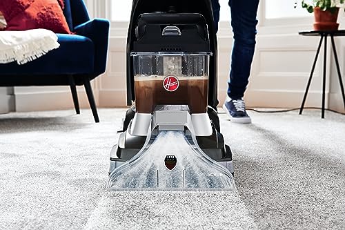 Hoover PowerScrub XL - Máquina limpiadora de alfombras para alfombras y tapicería, máquina de limpieza profunda con herramientas multiusos, succión potente, combina con solución de limpieza de