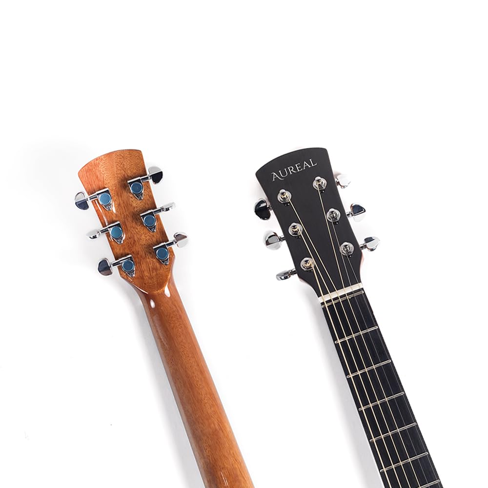 Aureal Guitarra Electroacústica AS-5DC NT Abeto Sólido Y Caoba Fishman