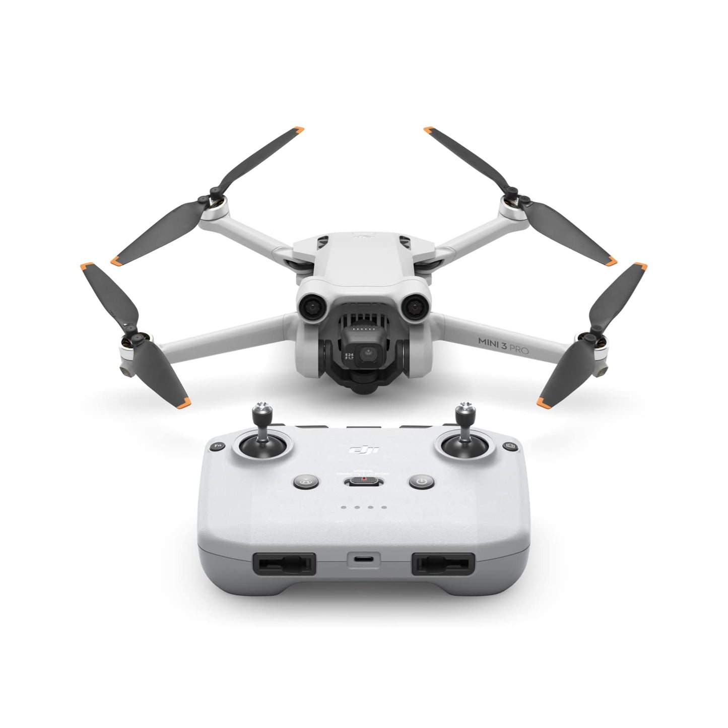 DJI Mini 3 Pro - Dron ligero y plegable con vídeo 4K/60 fps, fotos de 48 MP, 34 min de tiempo de vuelo, detección de obstáculos tridireccional, perfecto para fotografía aérea y redes sociales,Gray