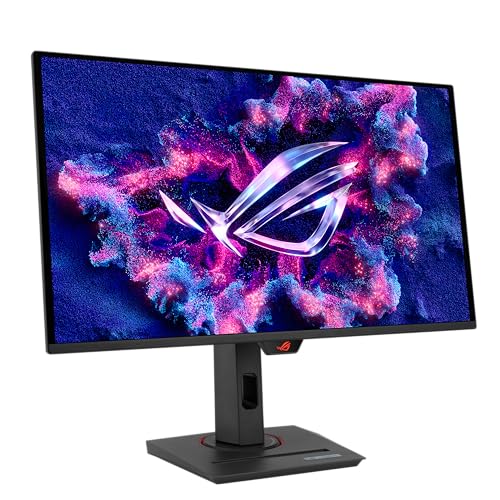 ASUS ROG Strix Monitor para Juegos QD-OLED de 26.5" 1440P (XG27ACDNG) -QHD (2560 x 1440), 360Hz, 0.03ms, disipador térmico Personalizado, OLED Care+, Compatible con G-Sync, 99% DCI-P3, DisplayWidget