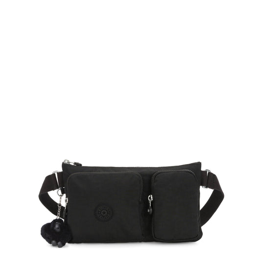Kipling Presto Up - Cintura para mujer, Negro (Black Noir), 11"L x 6.5"H x 1.25"D, Presto Up Waist Pack