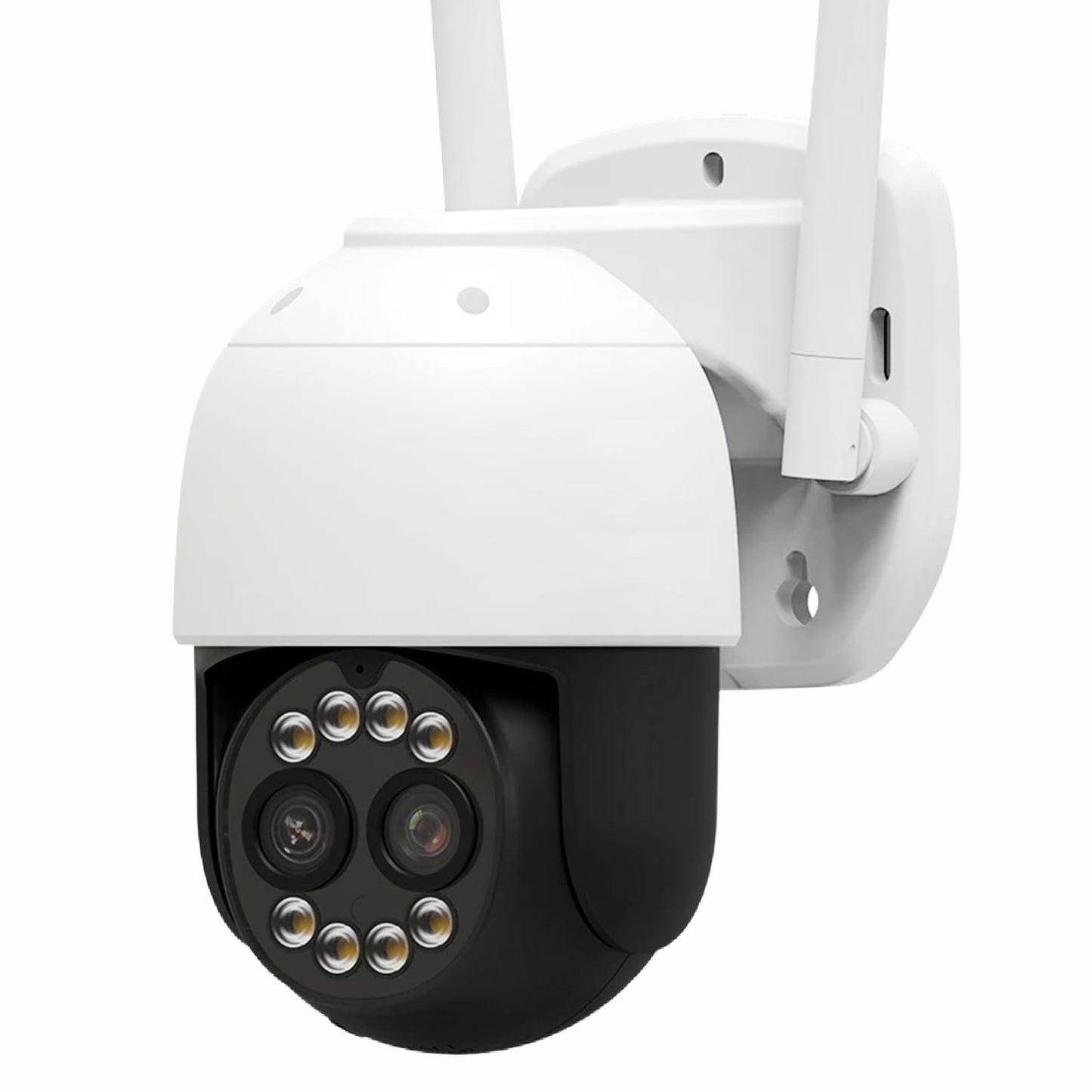 Cámara de Seguridad Exterior EASYTAO 9825G WiFi Lentes Duales Zoom Óptico 8X Visión Nocturna Audio Bidireccional Detección de MOV Compatible con Alexa