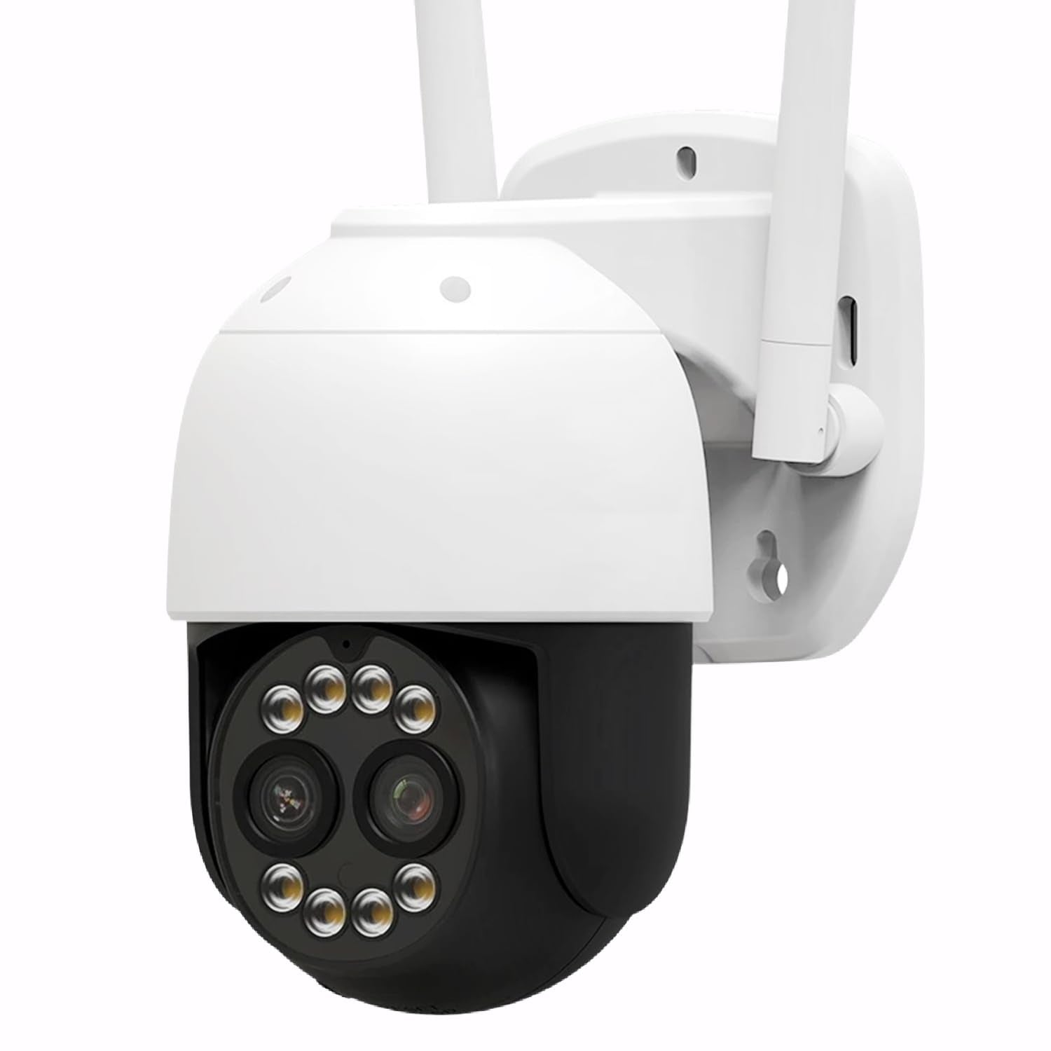 Cámara de Seguridad Exterior EASYTAO 9825G WiFi Lentes Duales Zoom Óptico 8X Visión Nocturna Audio Bidireccional Detección de MOV Compatible con Alexa