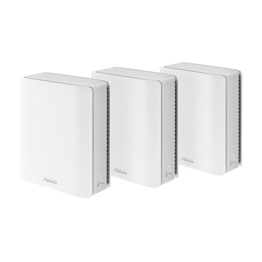ASUS ZenWiFi BT6 Tri-Band WiFi 7 Mesh, 9.4 Gbps, 7600 pies Cuadrados (3 Unidades), Puerto WAN 2.5G, Seguridad y Controles parentales incluidos, Smart Home Master SSID, 4G y 5G Mobile Tethering- BT6