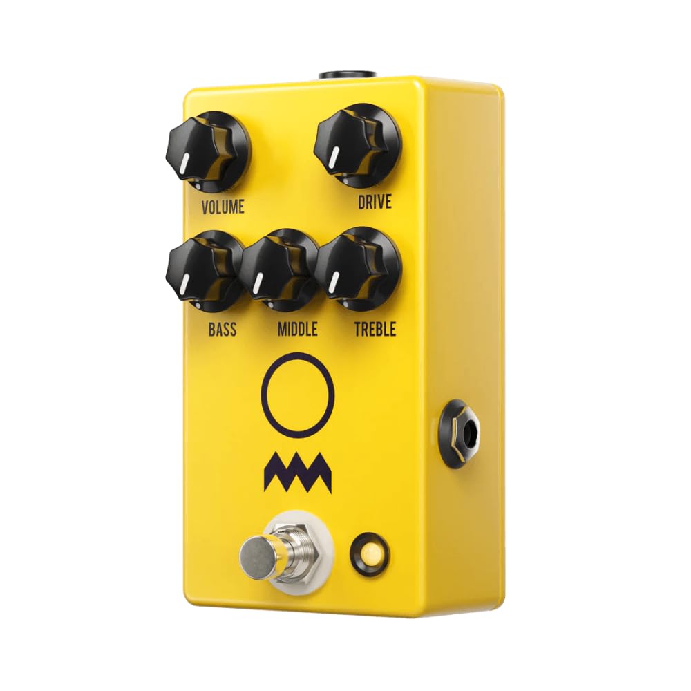 JHS Pedals - JHS Overdrive Pedal de efectos para guitarra, Charlie Brown, Amarillo