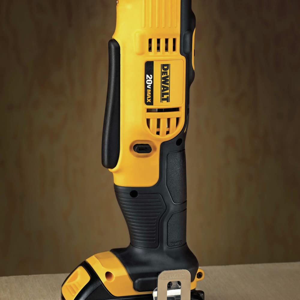 DEWALT 20V MAX Right Angle Cordless Drill/Driver Kit (DCD740C1)