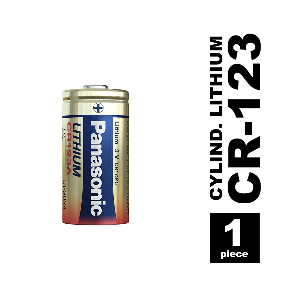 Batería de Litio Panasonic CR-123APA 3V no recargable