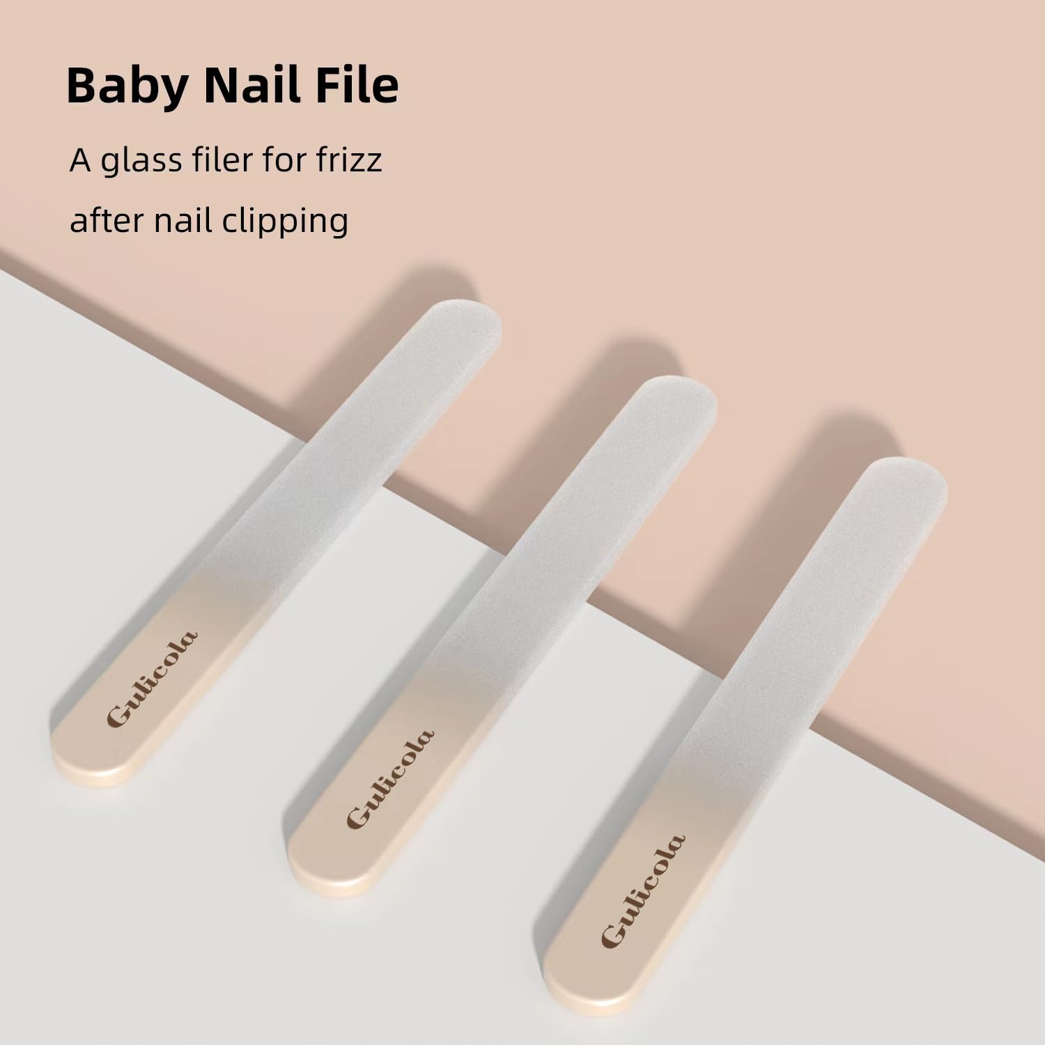 Gulicola - Kit de uñas para recién nacido, 4 en 1