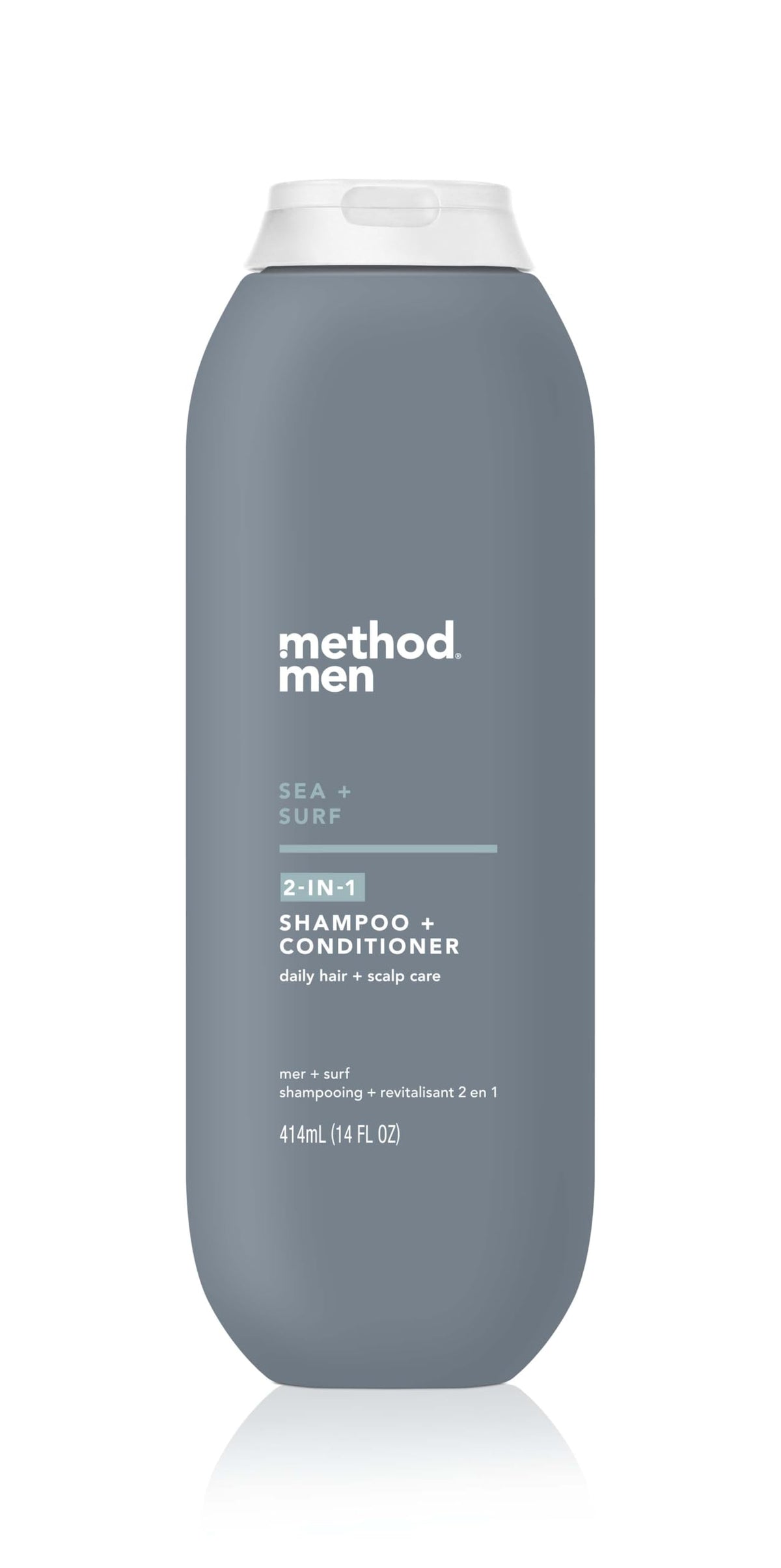 Method Champú 2 en 1 para hombre + acondicionador, mar + surf, 14 oz.