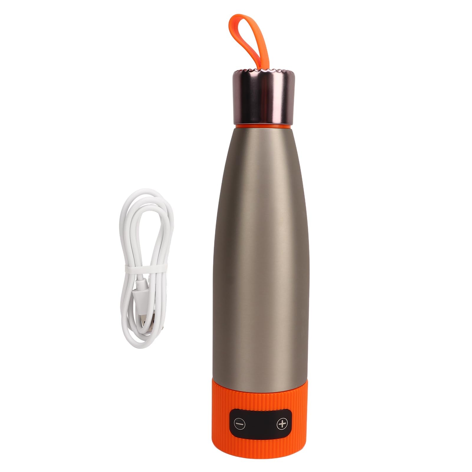 Calentador de Agua Portátil, 350ml Calentador de Biberón Portátil para Bebés, Calentador de Leche para Leche Materna o Fórmula, Viaje y Casa, Batería de 15000mAh de Potencia