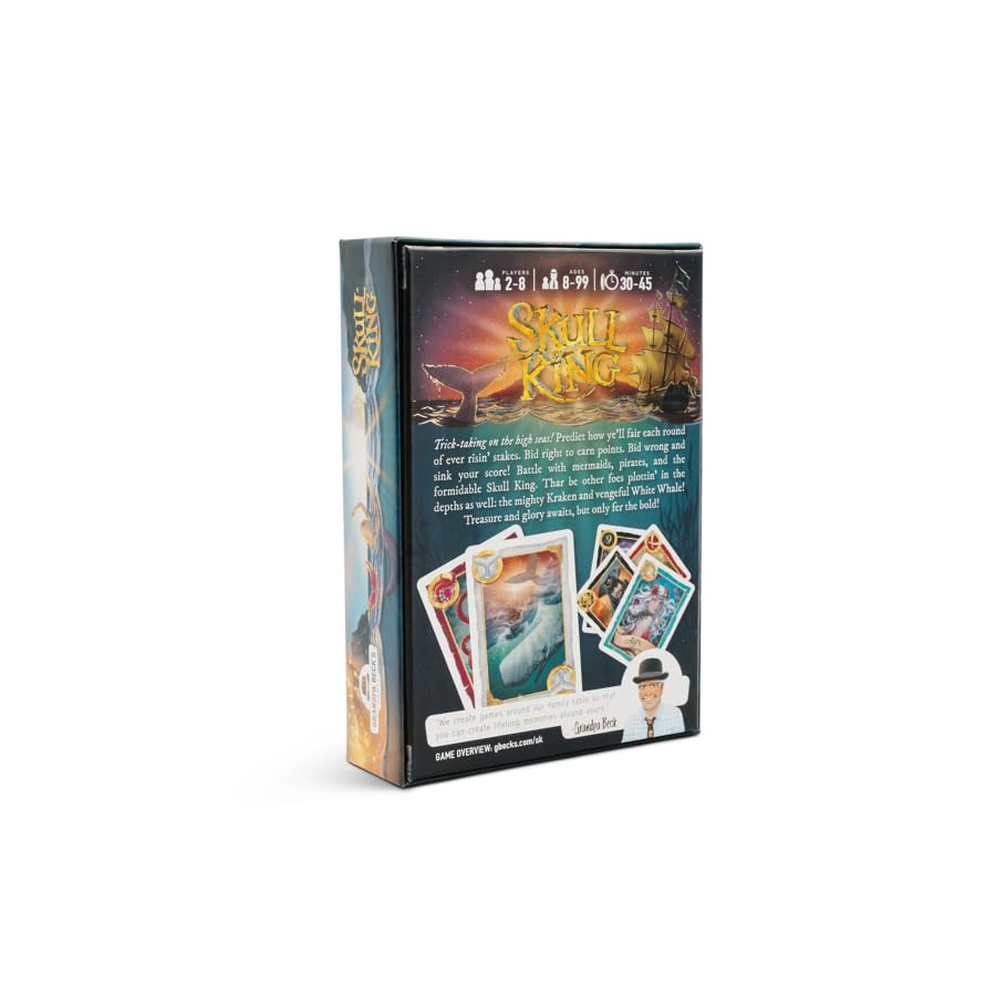 Juego de Cartas Skull King Grandpa Beck's Games Pirata para de 2 a 8 Jugadores