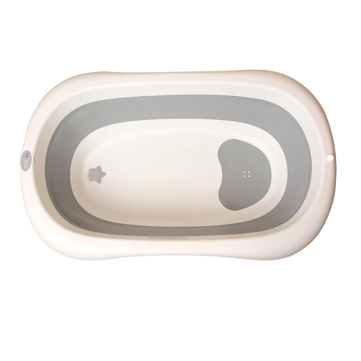 Tubbies Tina/Bañera plegable para bebe Tubbies 2go (Small) + Toalla (Tubbies 2 Go Small + Toalla Gris)