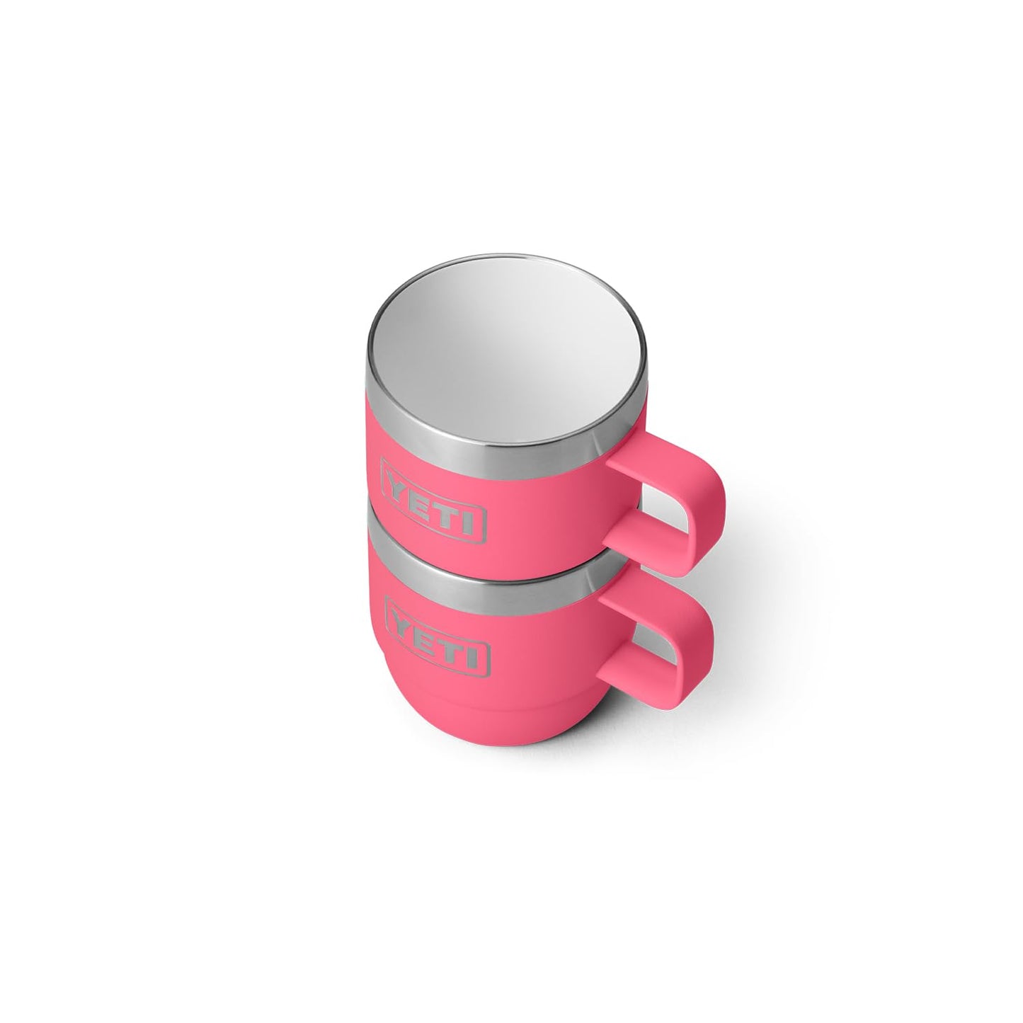 Taza Acero Inoxidable YETI Rosa Tropical Apilable Aislada al Vacío 177 cm Paquete 2 Tazas