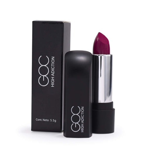 GOC, Labial mate, Lipstick High Adiction, Textura Suave, Larga duración, Color Sour, GL509