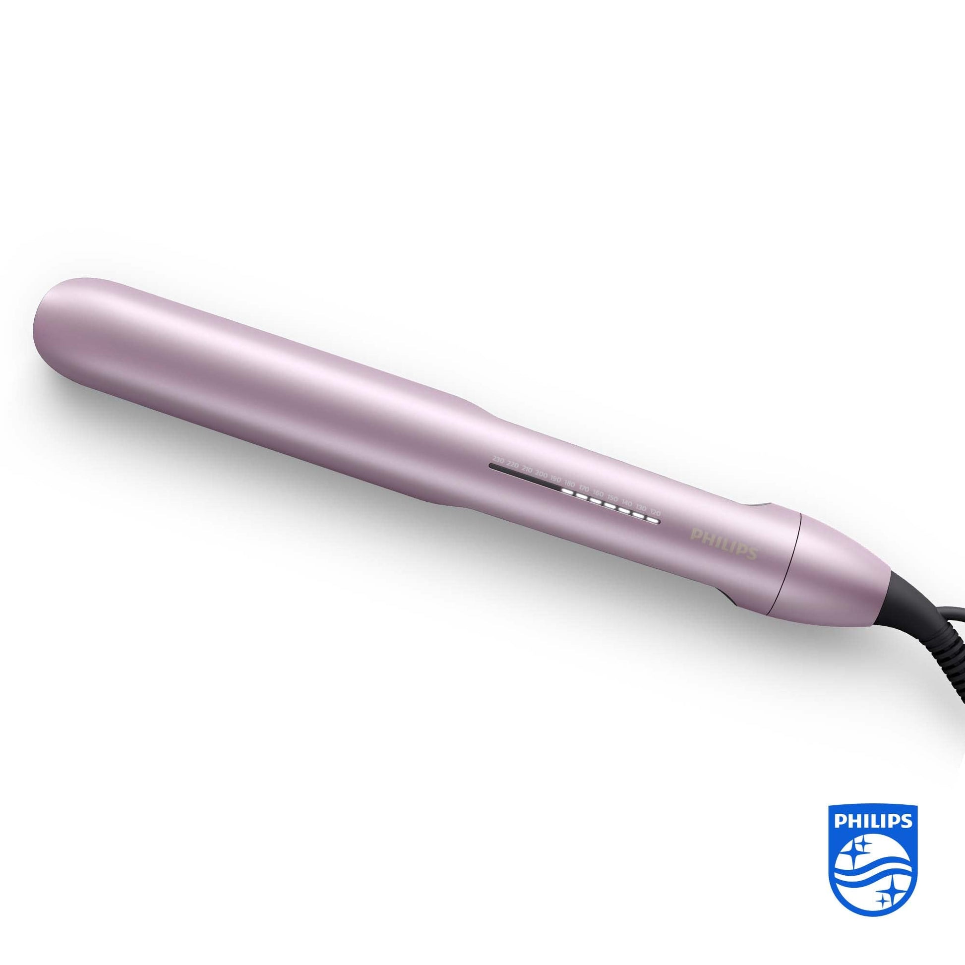 Plancha Philips Serie 5000 Rosa Claro Metálico Acero Inoxidable