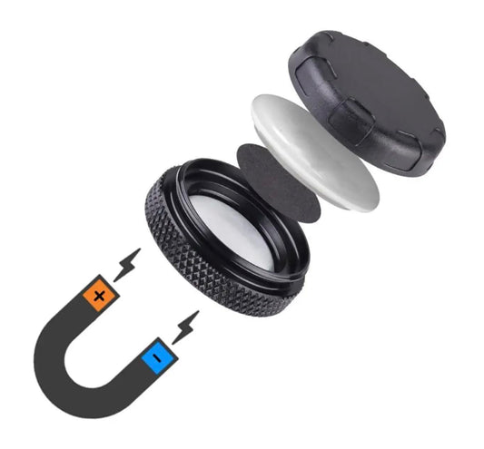 funda magnetica iman para apple airtags, funda imantada uso rudo para localizador GPS compatible con Apple airtags, funda de aleacion de aluminio, carcasa iman ultra potente iman de neodimio