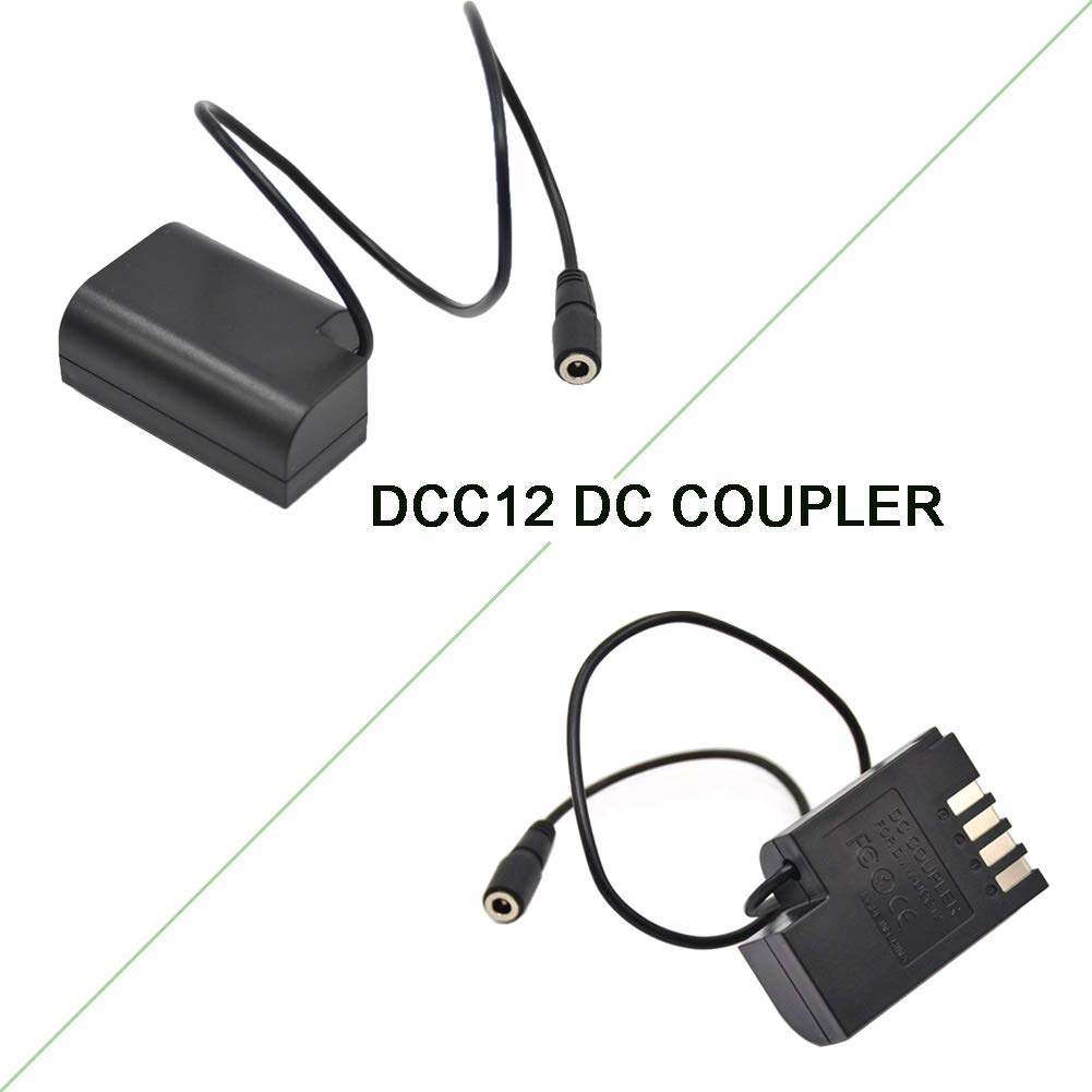 Gonine AC Adapter DMW-AC8 Plus DC Coupler DMW-DCC12 for PANASONIC DMC-GH3 DMC-GH4 DMC-GH3K DMC-GH4K Digital Camera