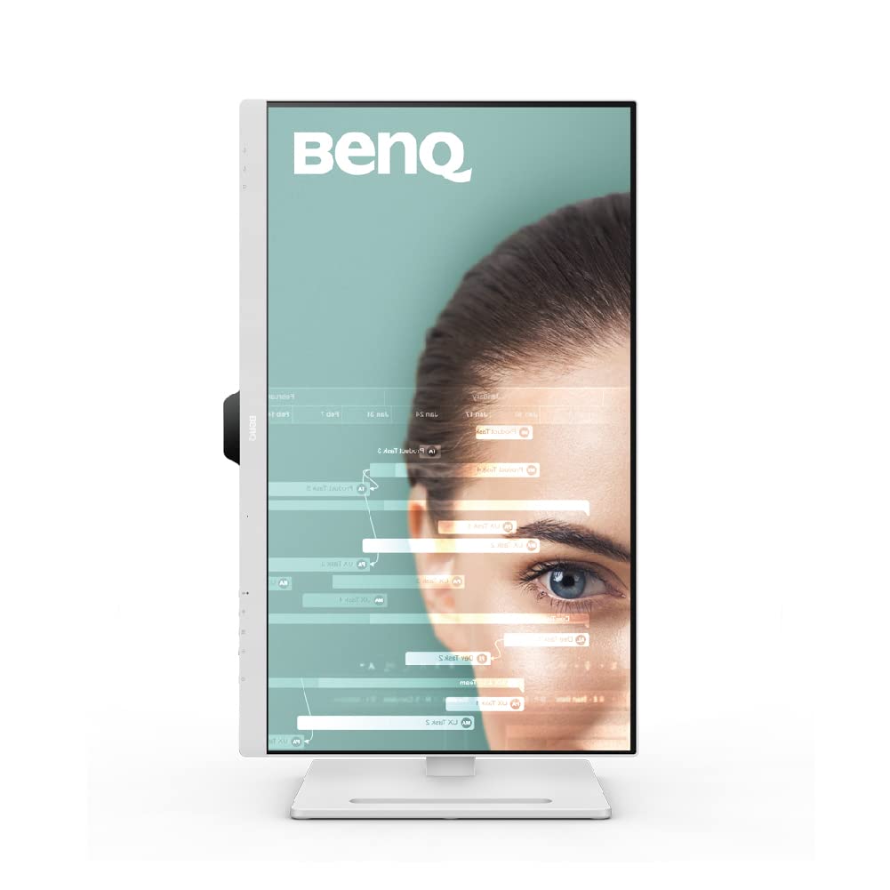 Monitor BenQ 27 Pulgadas 2K QHD USB-C Eye-Care con Altavoces y Micrófono Cancelación de Ruido Ajustable IPS Bisel Ultrafino