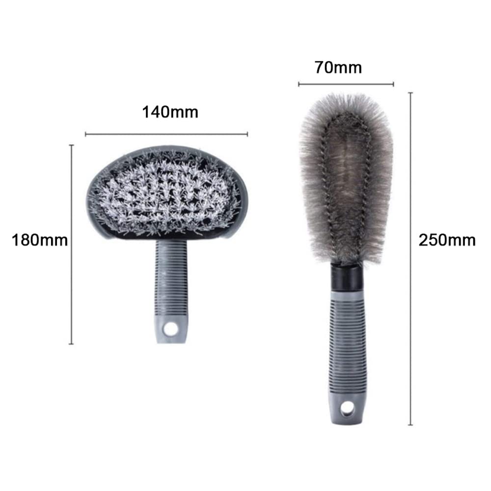 Kit de Limpieza para Auto 12 Piezas con Cepillo para Rueda y Guantes de Microfibra