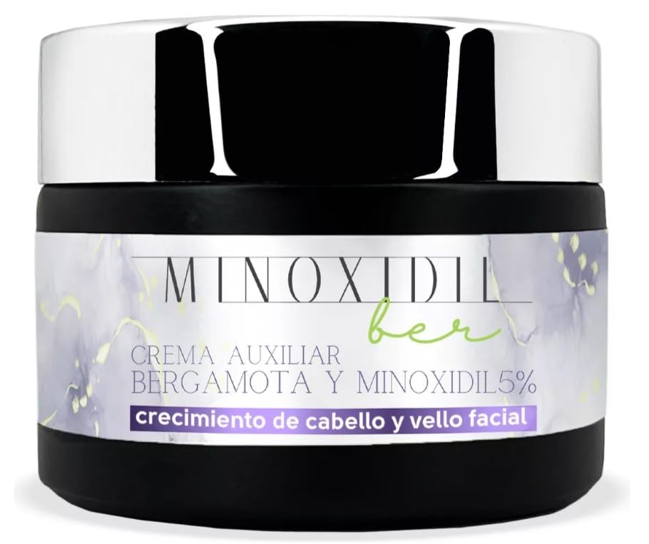 Crema Auxiliar Crecimiento con Bergamota y Minoxidil 5%