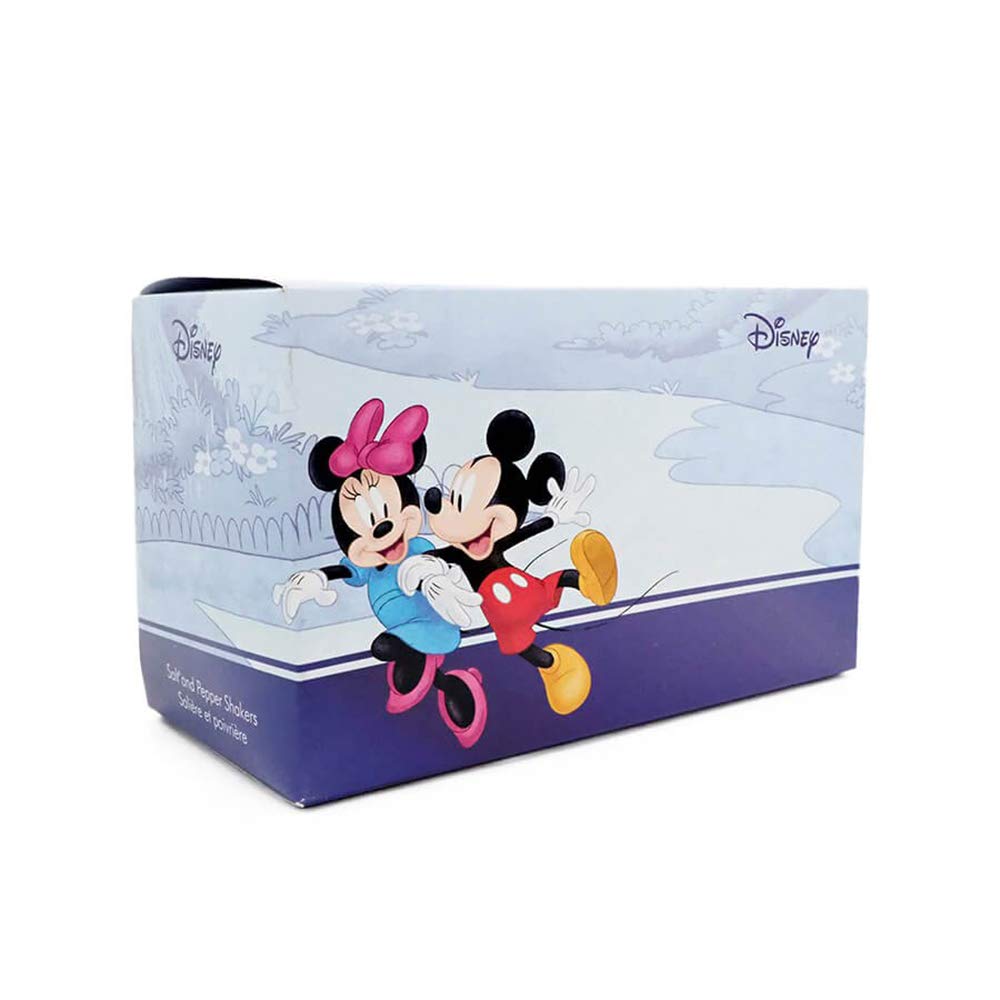 Salero y Pimientero Disney Enesco Mickey Mouse blanco y negro 3.5 Pulgadas