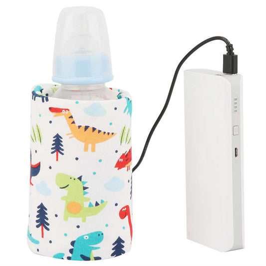 Funda para Biberón que Mantiene el Calor, Bolsas para Biberones Portátiles, USB para Mantener el Calor de la Leche, Calentador Multifunción para Taza de café, té, Bebida, Bolsa de (Tipo 2)