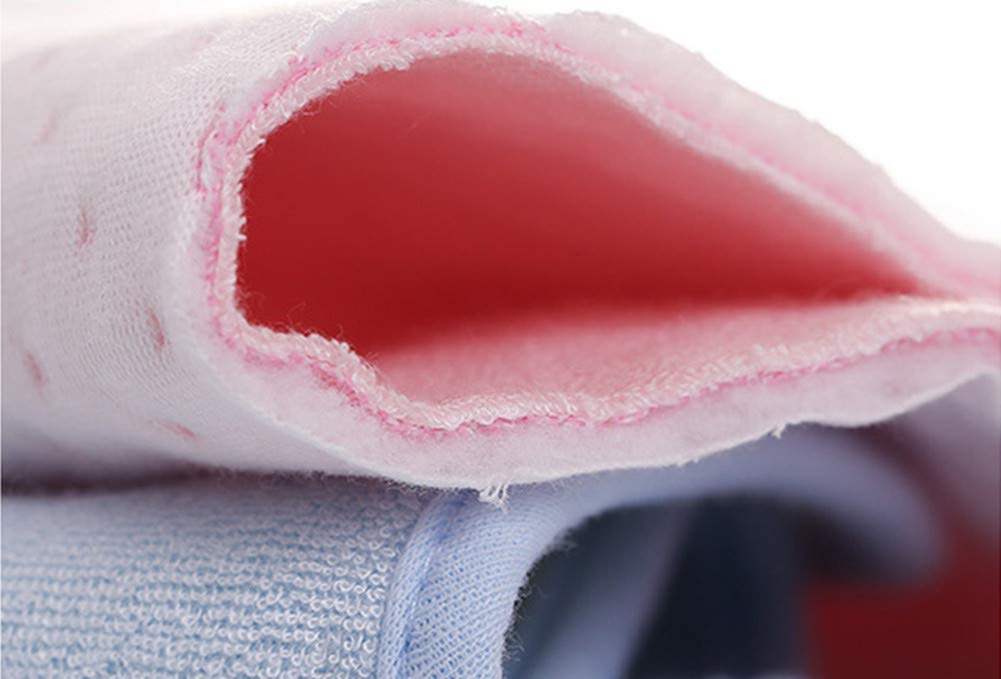 Cambiador de Pañales Monvecle impermeable algodón lavable reutilizable Blue Bear 2pcs Medium para Bebé