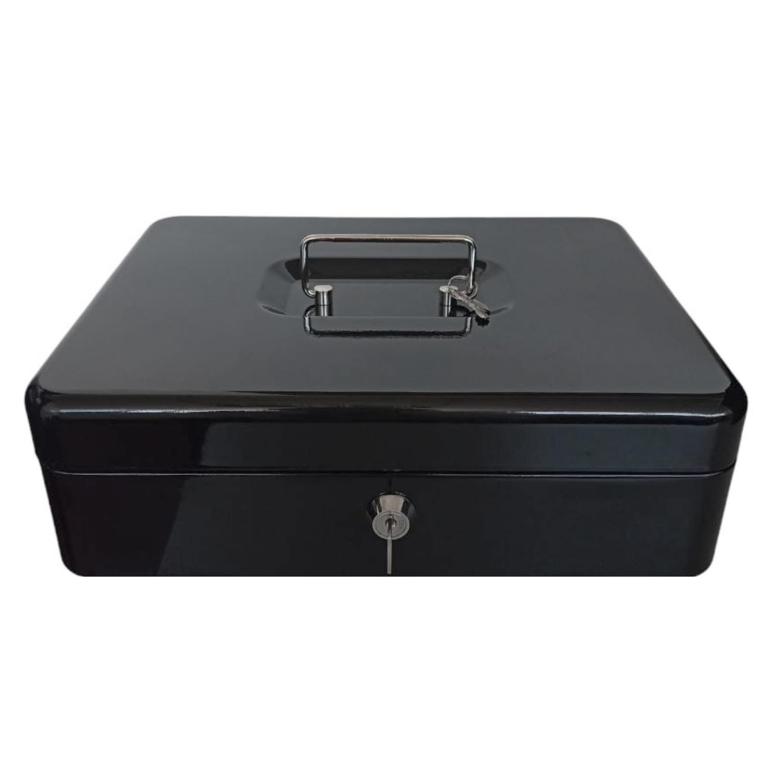 Caja Fuerte Metálica Salud 360° Gris con Cerradura Segura para Dinero para Negocio o Casa