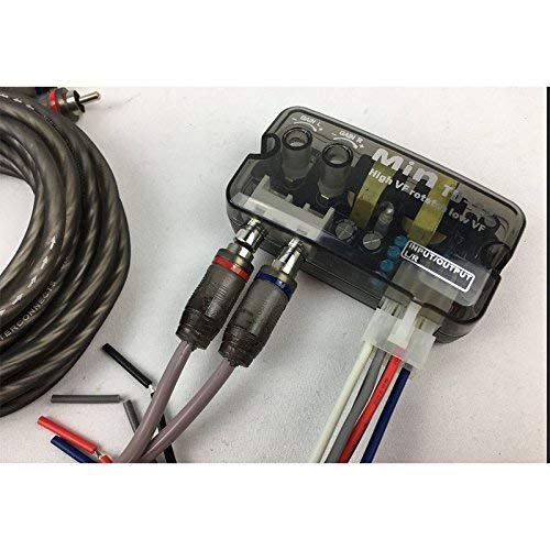 Adaptador Estéreo de Automóvil de Nivel de Altavoz a Línea Baja