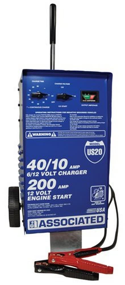 Associated Equipment Cargador de batería US20 6/12 V de equipo asociado