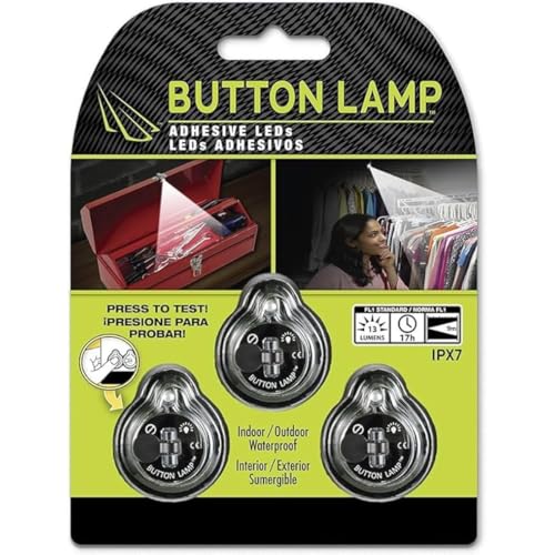 Luces LED Adhesivas Ultra Pequeñas y Brillantes Paquete de 3 Unidades