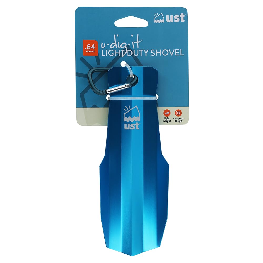 Pala ust U-Dig-It Plata Diseño Ligero y Ergonómico para Supervivencia, Camping, Senderismo