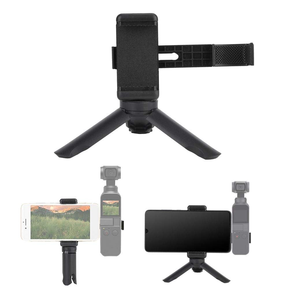 Trípode Compacto Portátil Plegable para Teléfono Móvil con Abrazadera de 6-10 cm