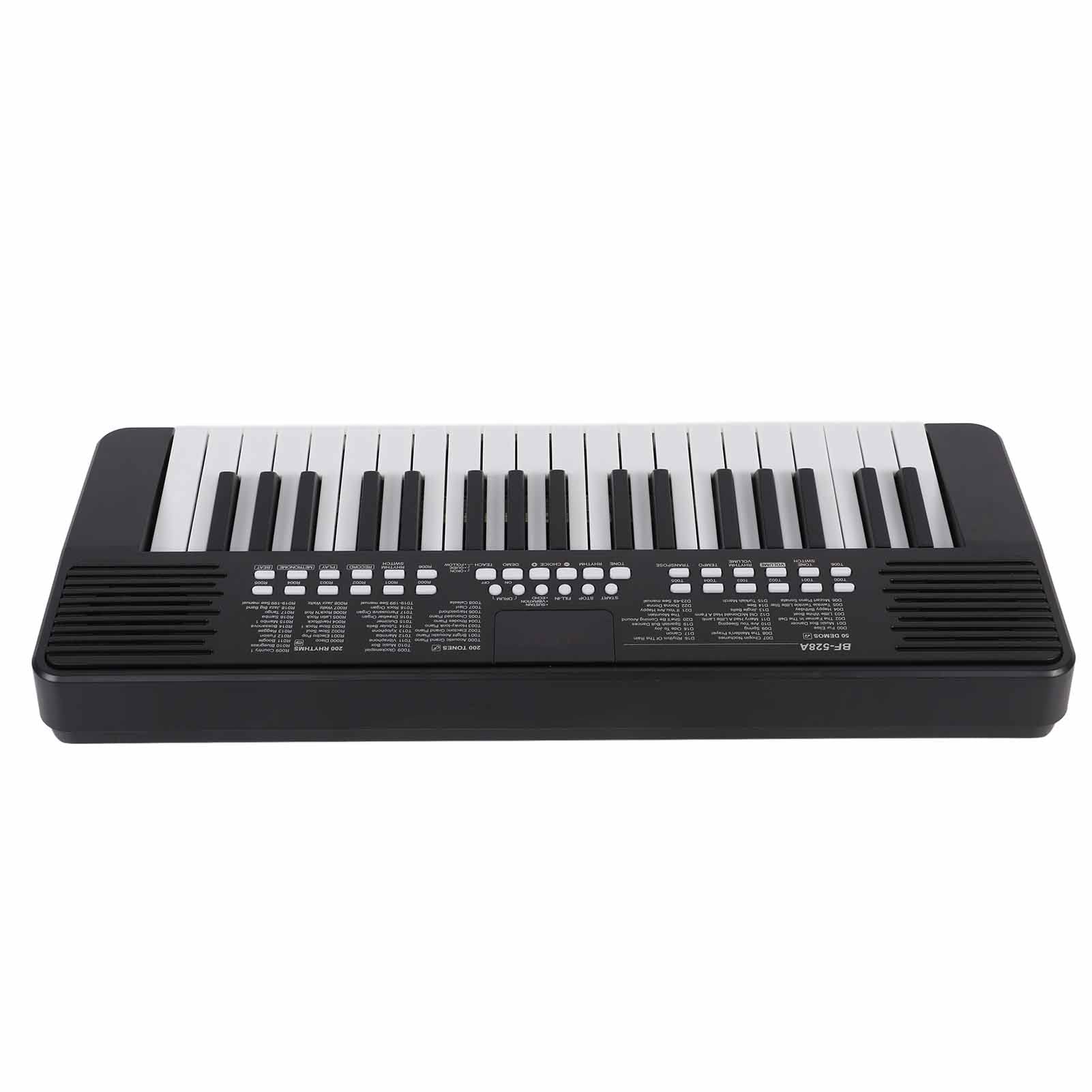 Teclado Electrónico Recargable de 37 Teclas Instrumentos Musicales con Conector para Auriculares