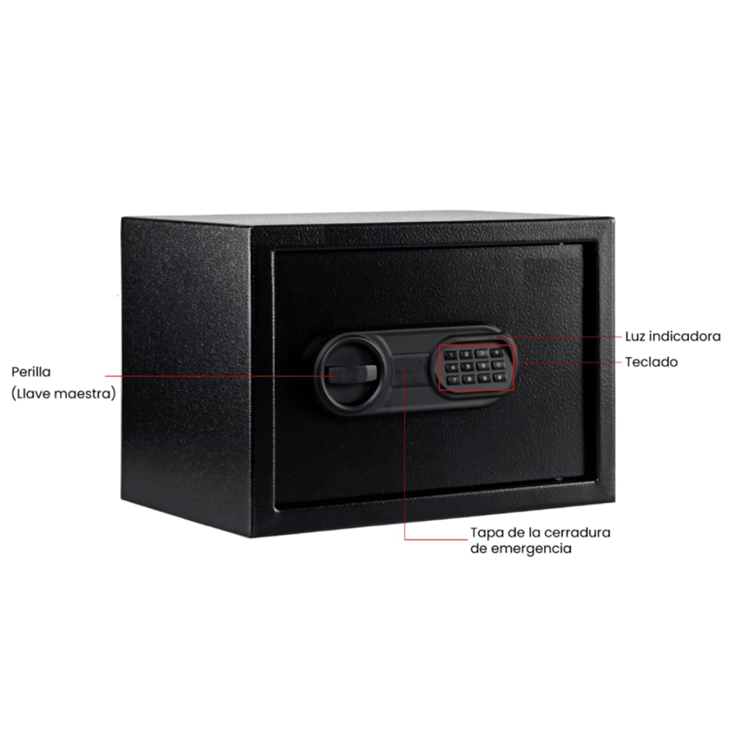 Kishnell | Caja Fuerte Seguridad Electrónica Con Luz Sauer 25EIS