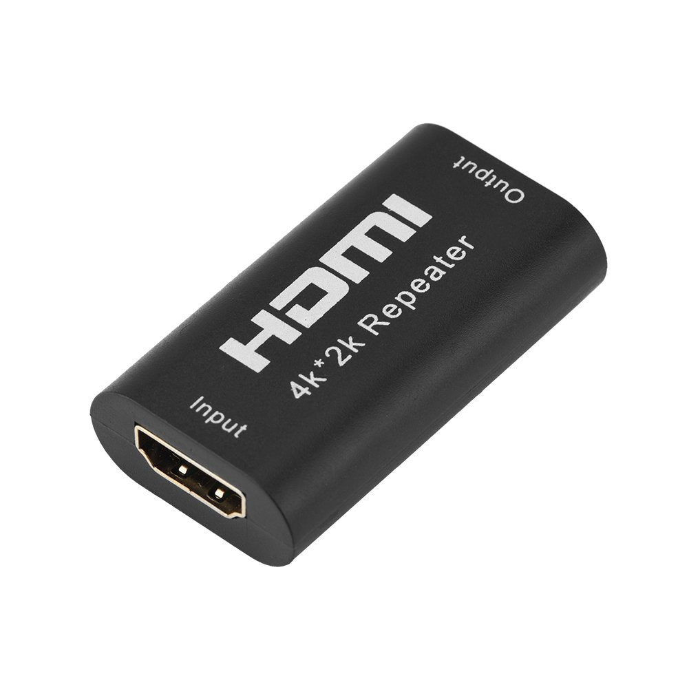 Richer-R 1080P 3D HDMI Signal Repeater Extender Booster Adapter Over Signal HDTV 40 Meters Lossless Transmission, para Espacio y Problemas de Seguridad, Control de centros de Datos,etc